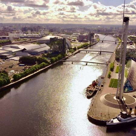 Riverside Exec Apartment With Balcony - Secc/Hydro Glasgow Exterior foto