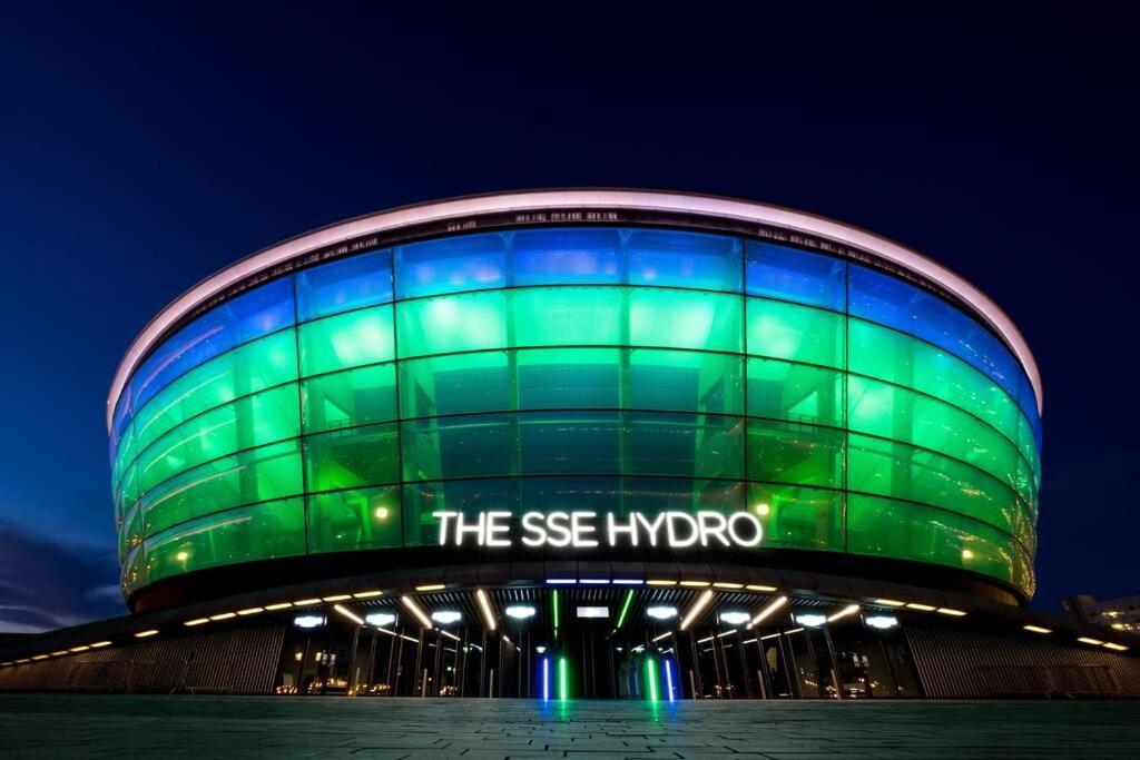 Riverside Exec Apartment With Balcony - Secc/Hydro Glasgow Exterior foto