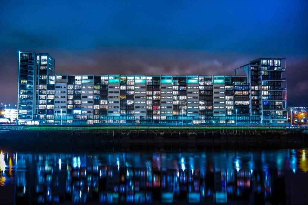 Riverside Exec Apartment With Balcony - Secc/Hydro Glasgow Exterior foto